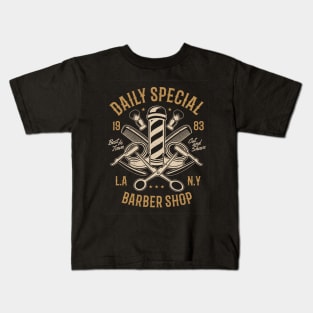 Barber Salon Kids T-Shirt